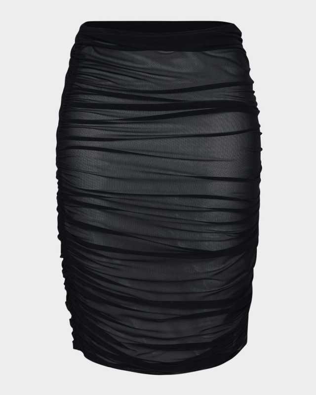 Maximal Mesh Convertible Midi Skirt